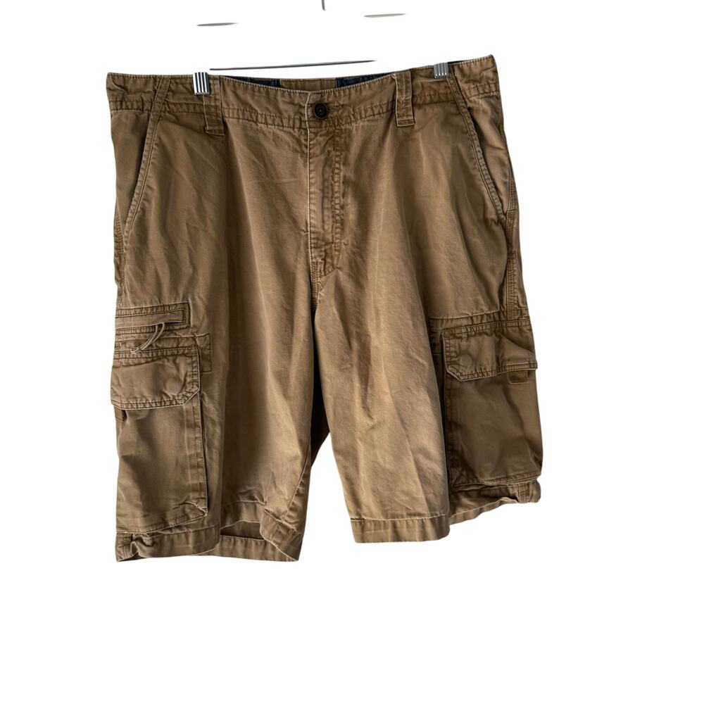 Bob Timberlake Men’s 30 Khaki Cargo Shorts Utility Outdoor Cotton‎ Pockets